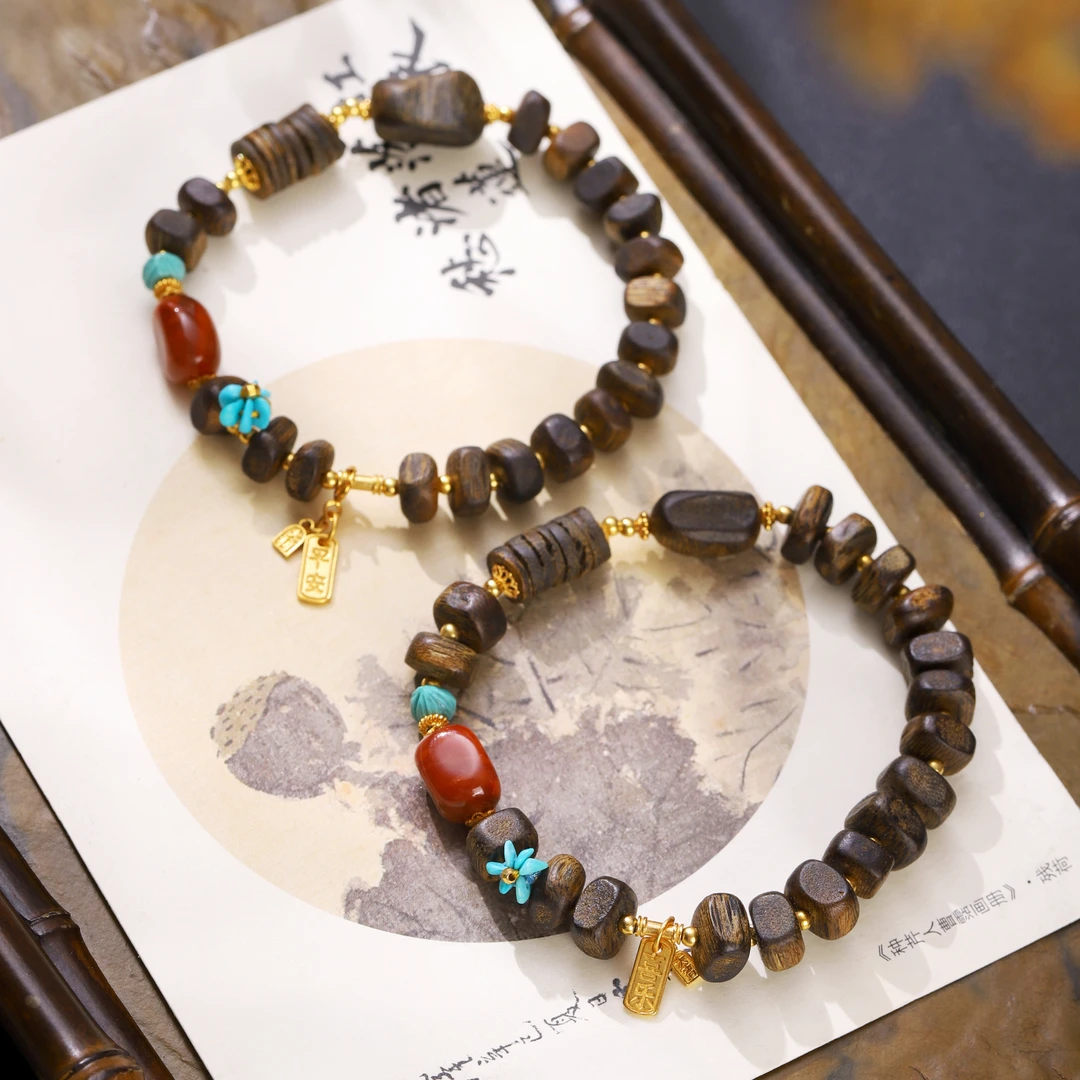 沉香沉香DIY单圈手串-多样性发其一