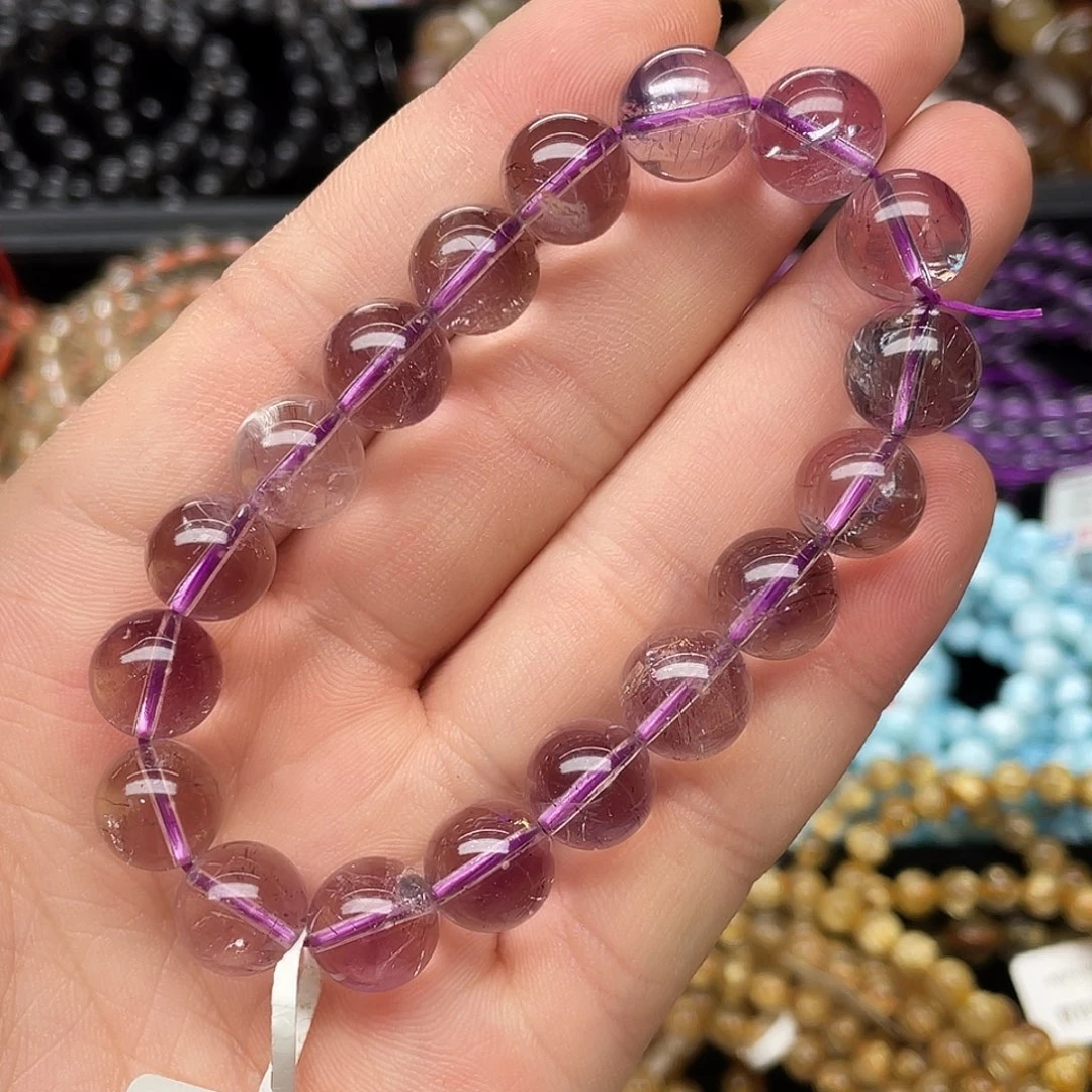 水晶手链未镶嵌紫超七11.2