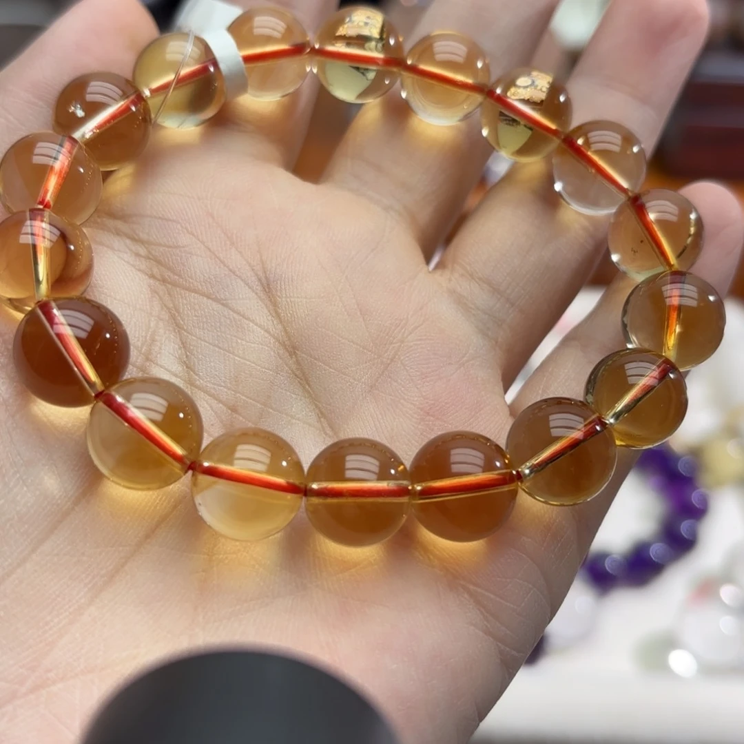 未镶嵌手链水晶暴力黄11.8