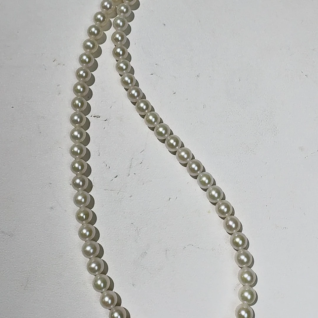淡水珍珠银S925镶嵌颈饰