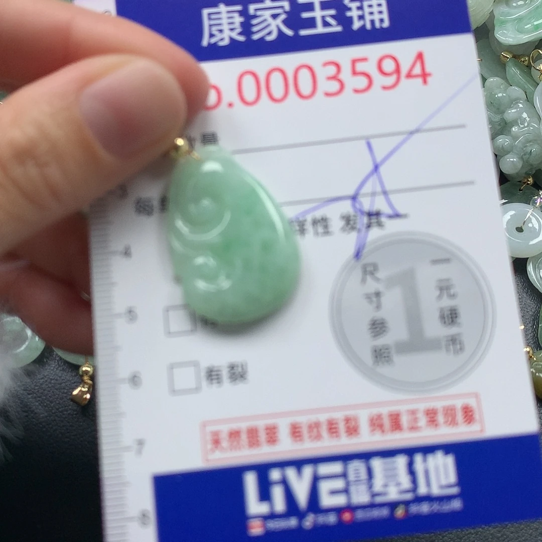 翡翠未镶嵌颈饰