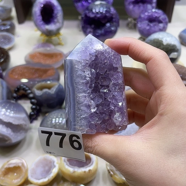 紫晶摆件未镶嵌摆件776