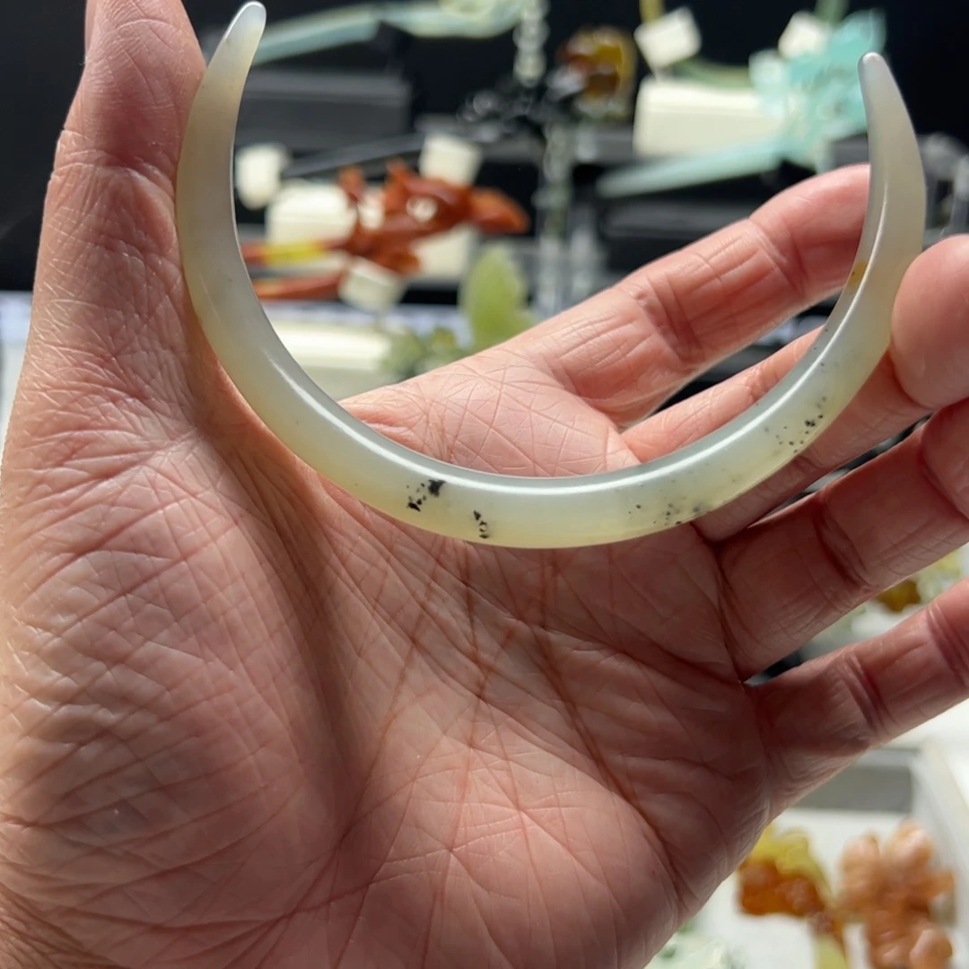 岫玉福利发簪未镶嵌