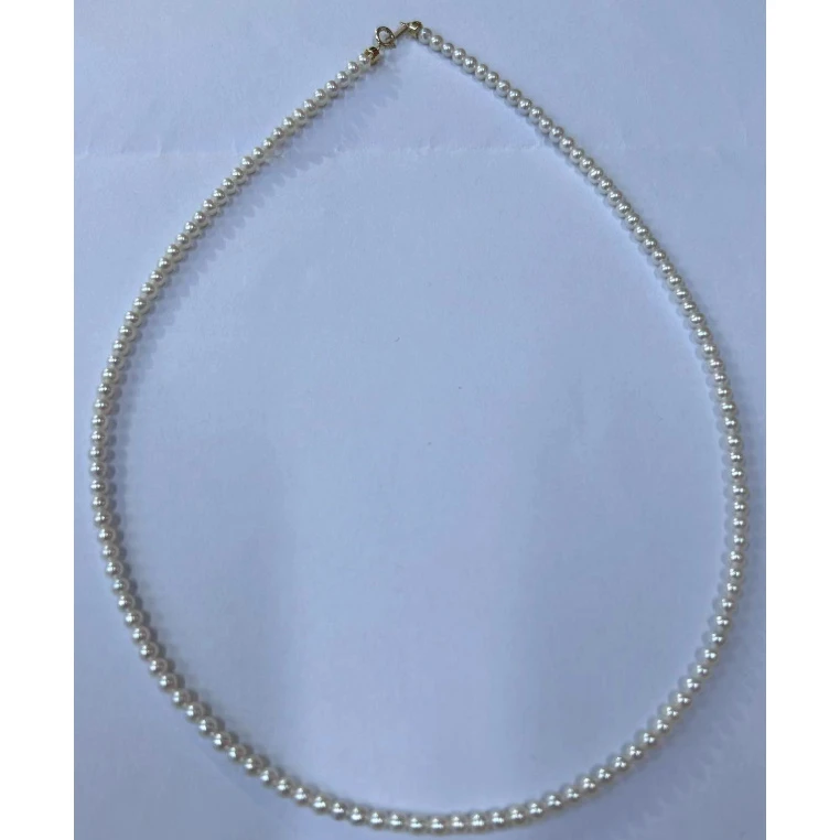 礼兰珠宝 18K金淡水珍珠项链3-4mm