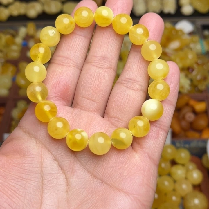 蜜蜡未镶嵌珠宝奇石天然蜜蜡手串