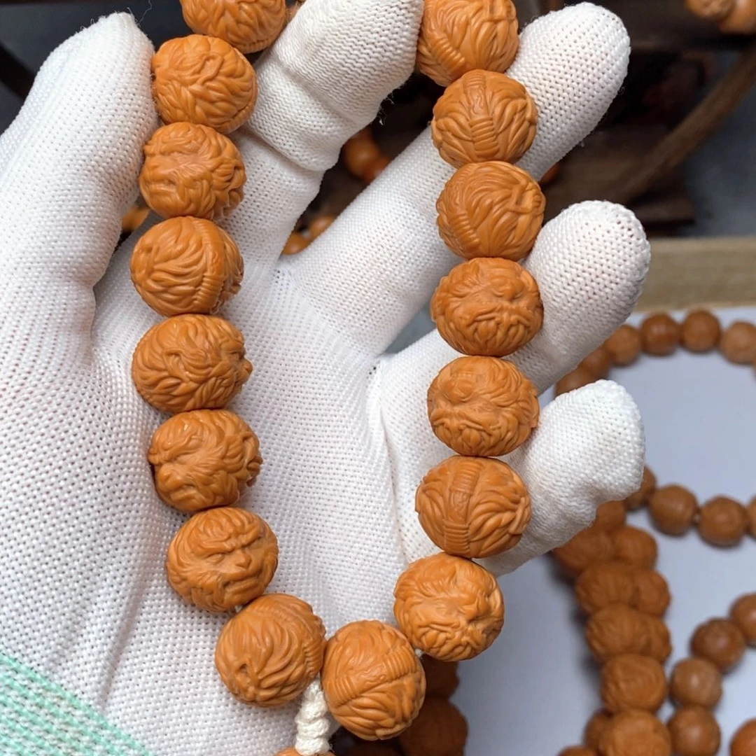 【闪购商品】吊坠猴头核桃黎****梦大圣16+手串