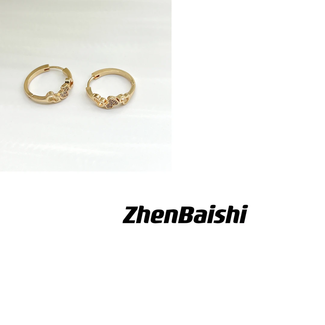 合金无非金属耳饰 时尚小葫芦精致耳饰【哎呦家19033】