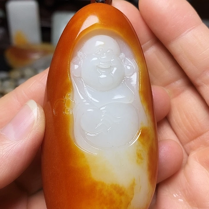 语***和田玉未镶嵌挂件
