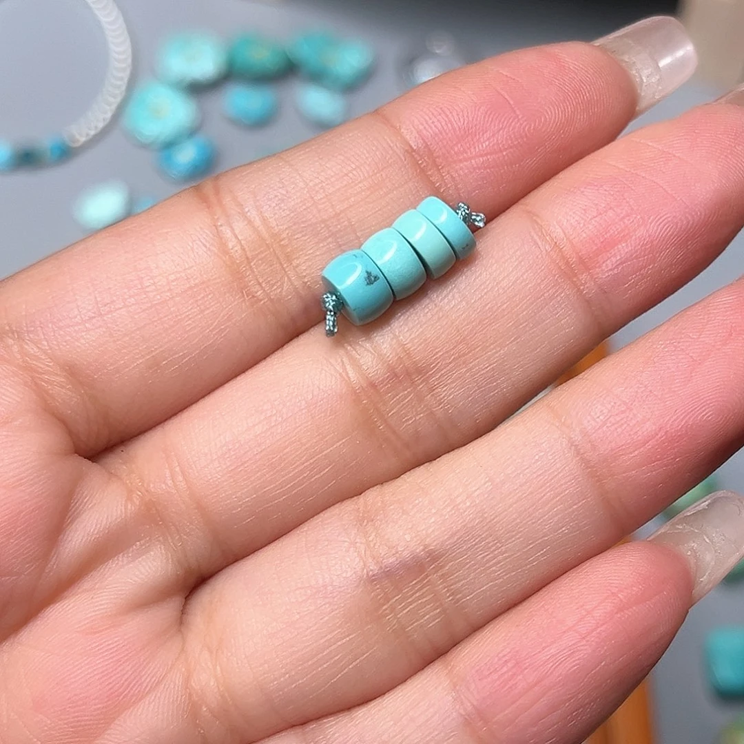 未镶嵌绿松石珠宝半成品