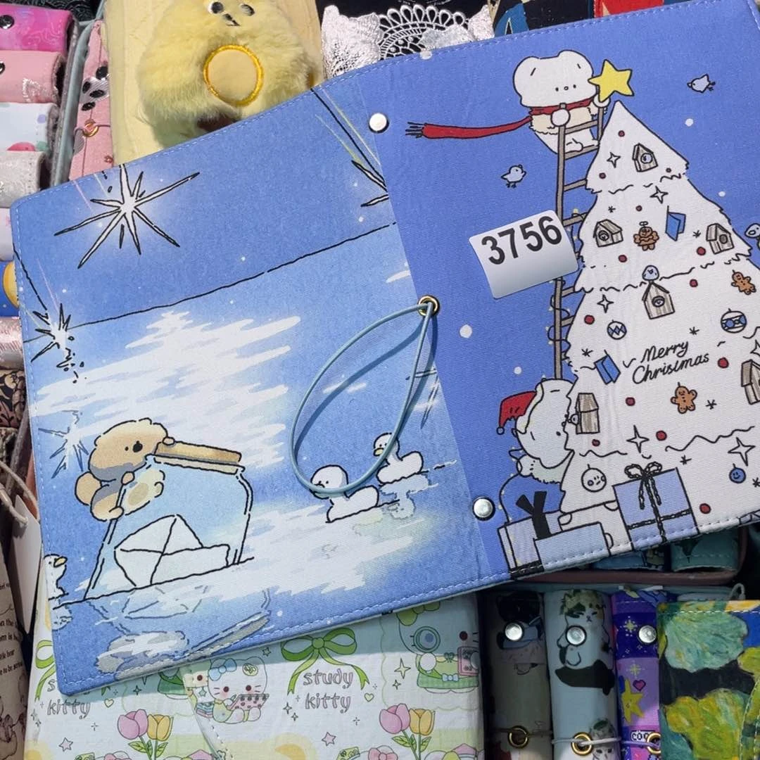 刺绣a7活页送纸3756。