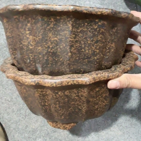 紫砂花盆随*流宜兴紫砂