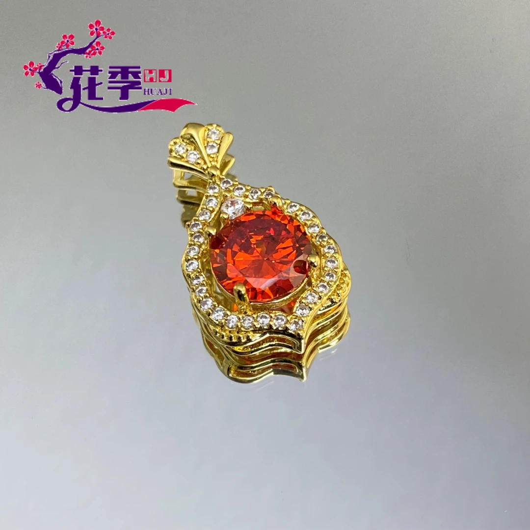 【花季】 原创高级芬达橙强荧光吊坠ML109