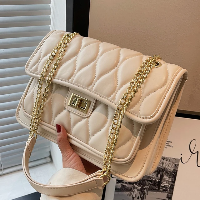今年流行包包女包2025新款时尚百搭菱格链条包质感爆款单肩斜挎包
