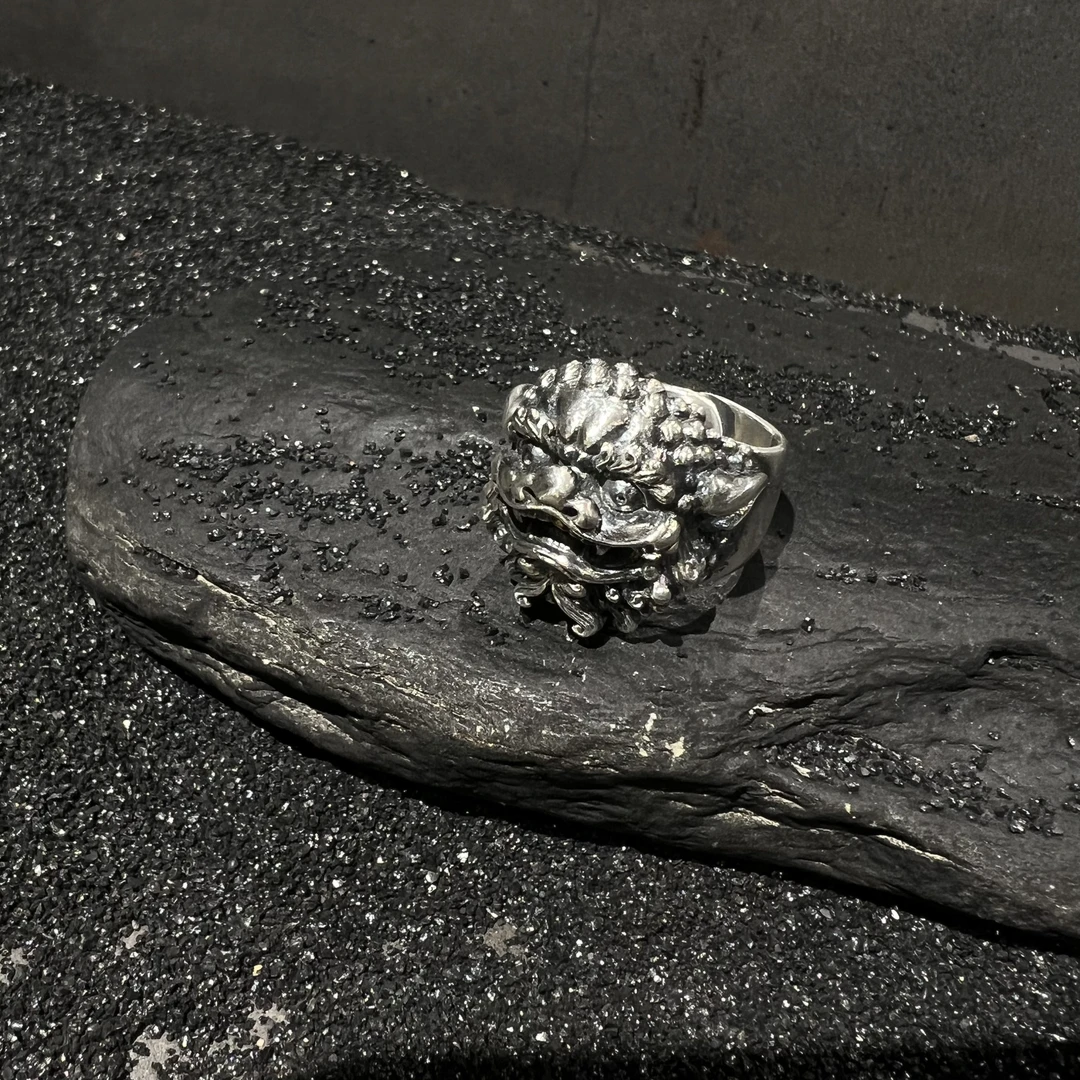 吊坠925银 灵史会馆-925银-唐狮戒指