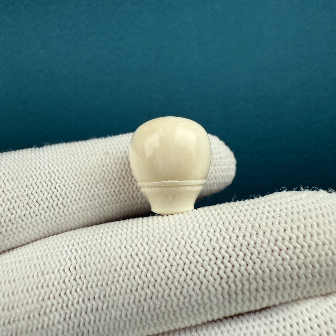 D27-44天然猛犸牙 奶嘴三通15*17.5mm支持复检假一罚十