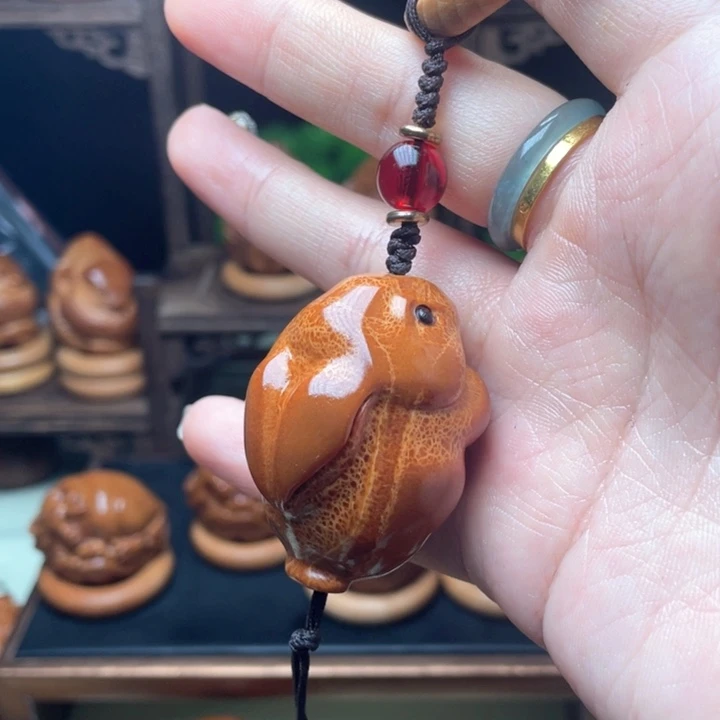 吊坠橄榄核兔子单籽3.2