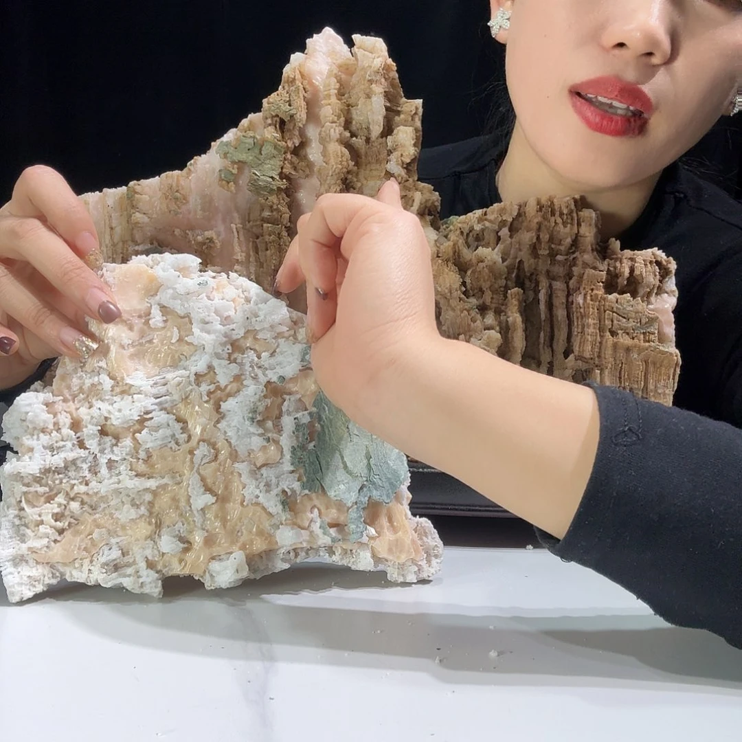 老***馆石头北宣石摆件00099