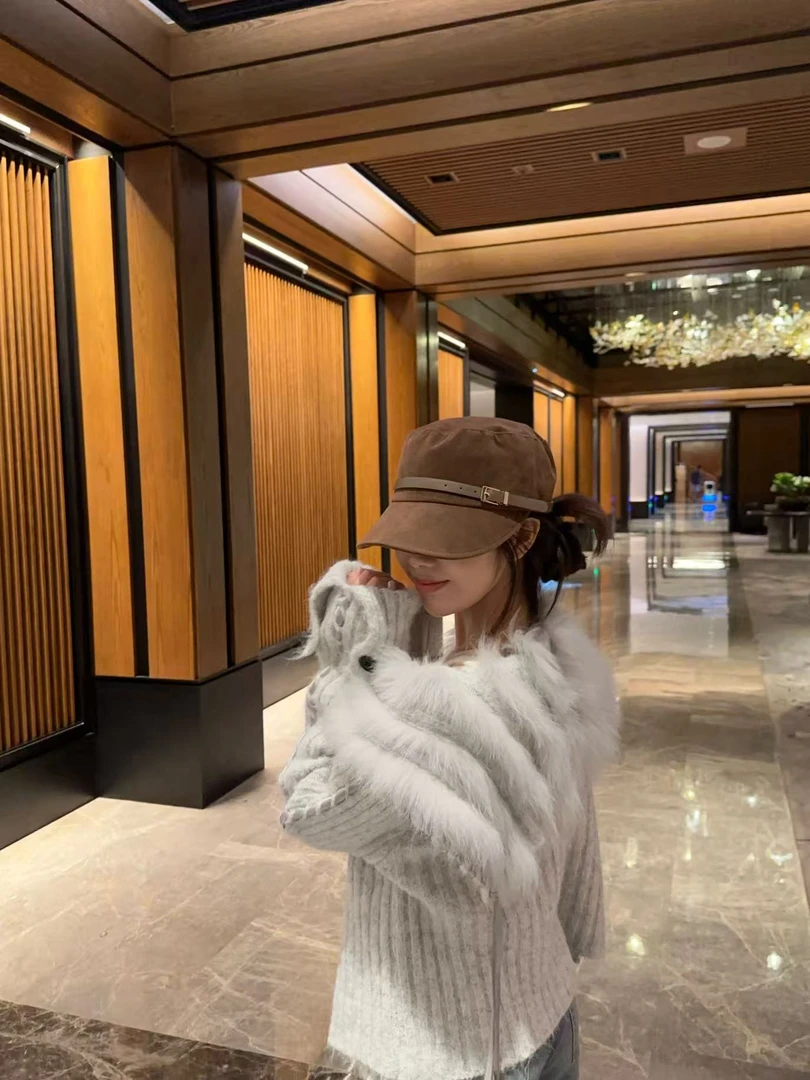 【JiaJia】轻奢贵气大翻领狐狸毛皮草外套