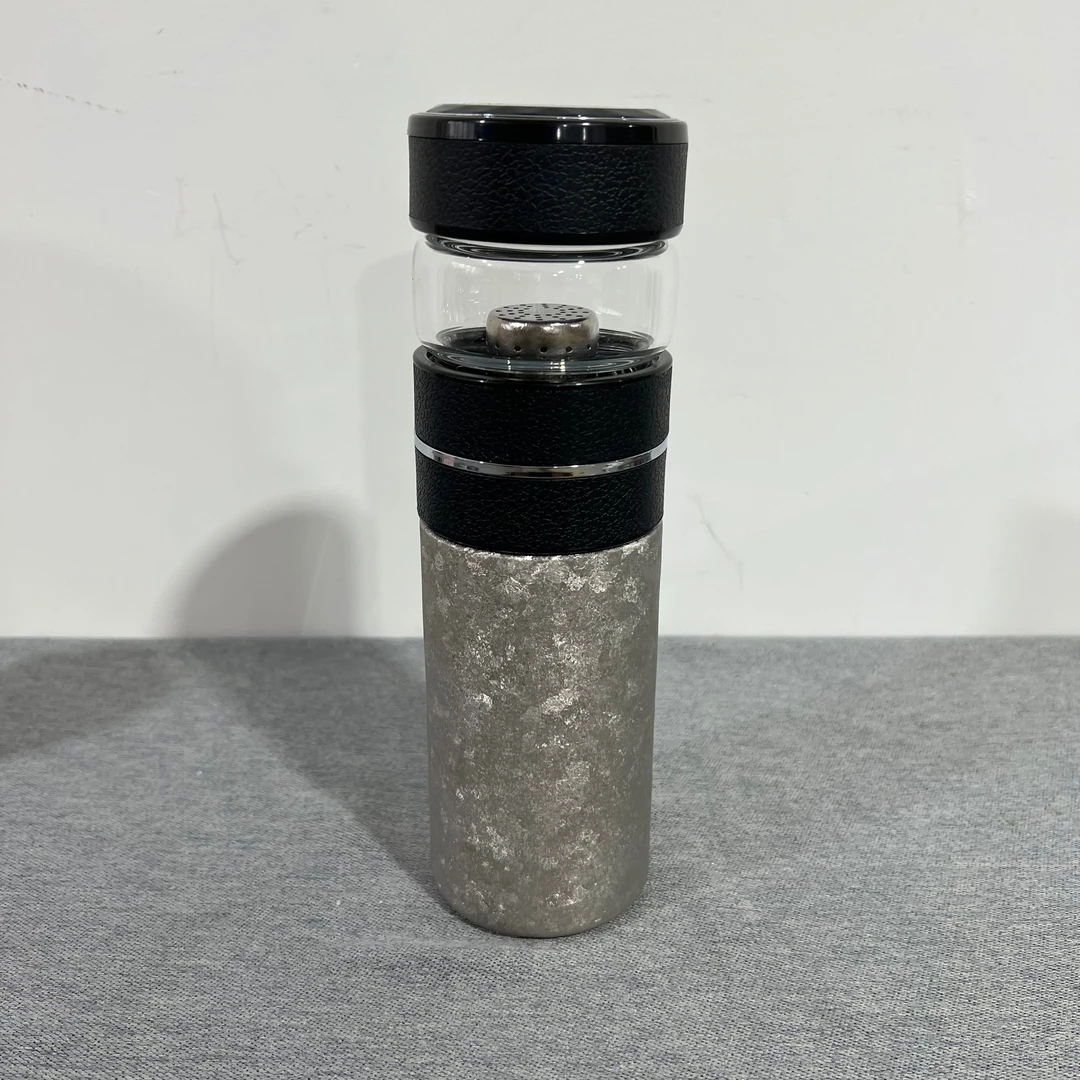 9-910 纯钛保温茶水分离杯 350ML微瑕款