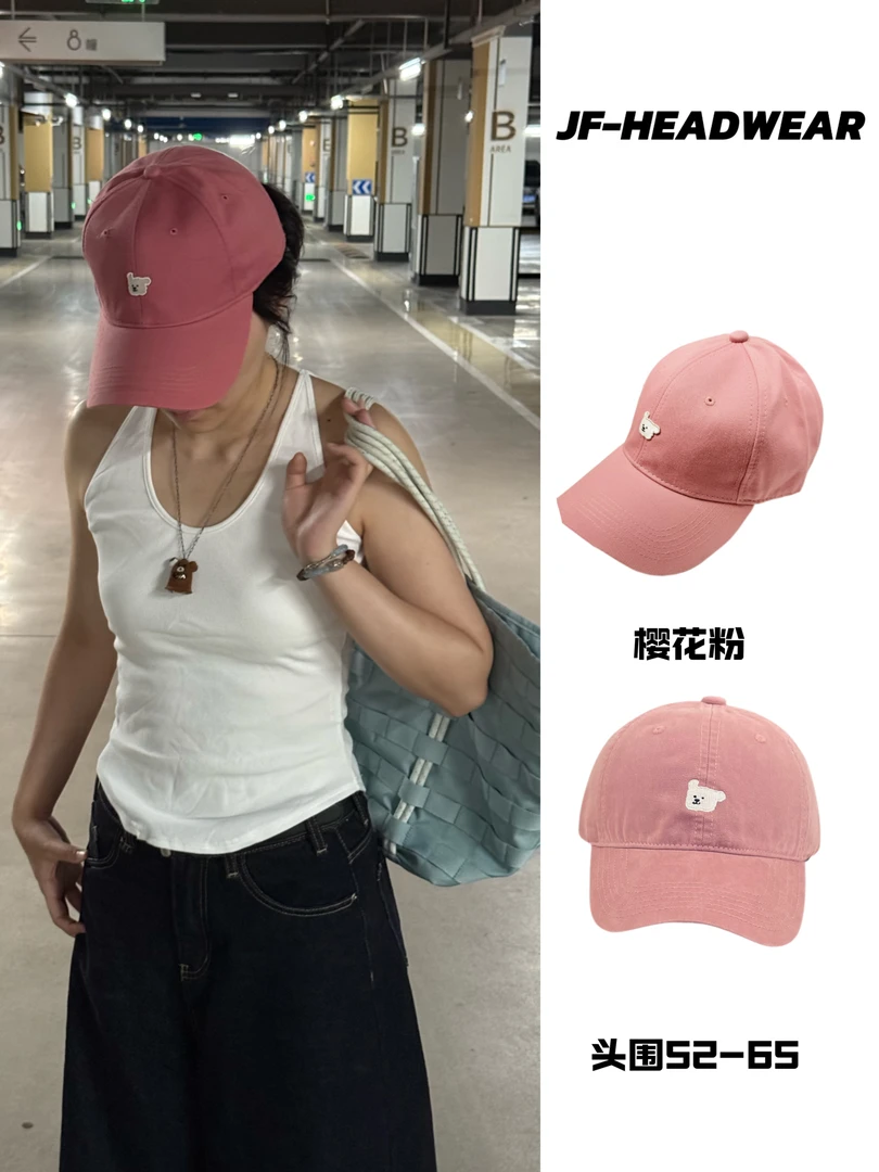 JFHeadwear加大加深顶加宽帽檐显脸小鸭舌帽男女棒球帽大头围垂钓