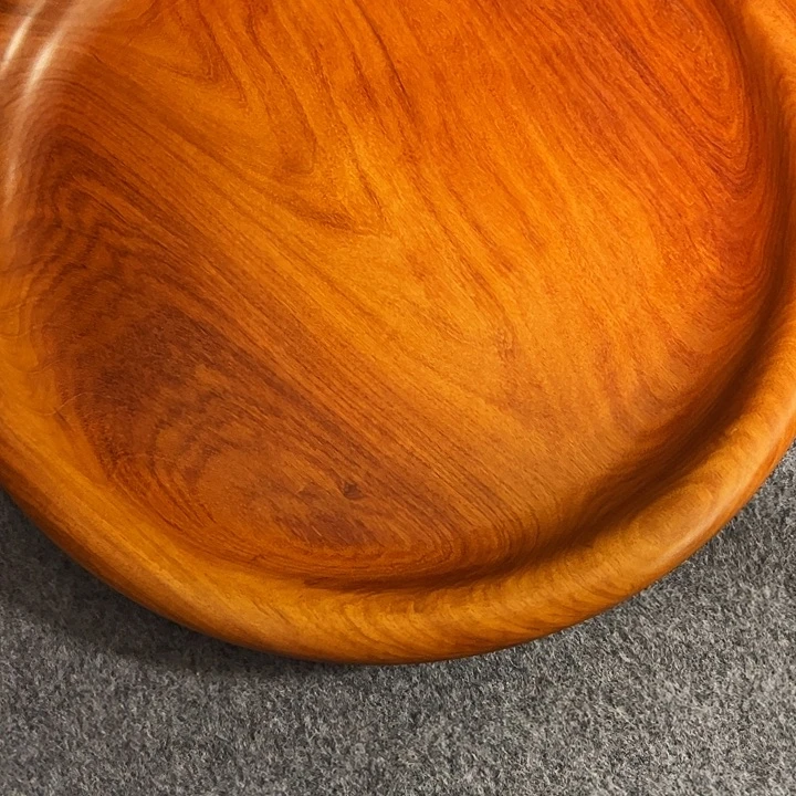 木质绅**明缅甸花梨木大盘子一个