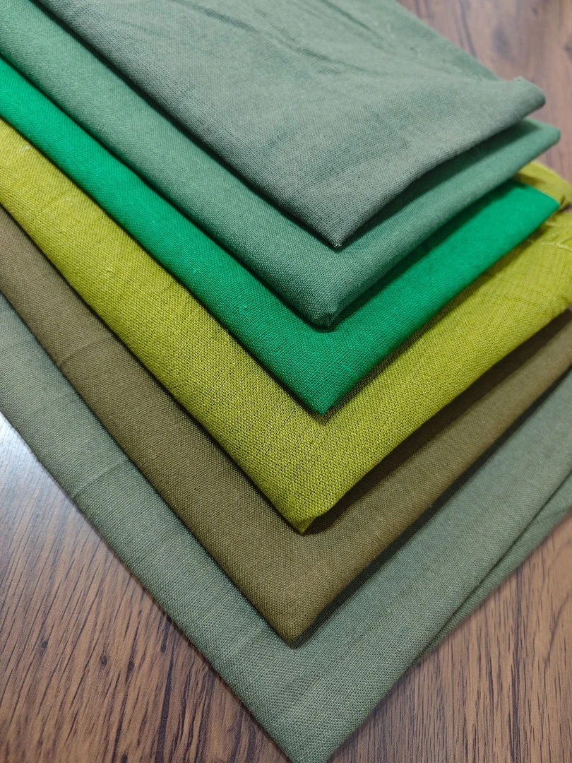 1号纯色亚麻棉精品专拍链接下单备注编号棉麻布料