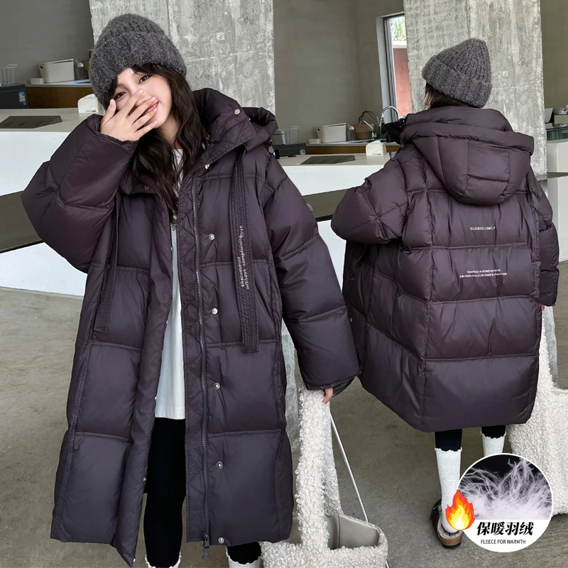 女童羽绒服冬季2025新款长款中大童超好看6-12岁洋气时髦儿童外套