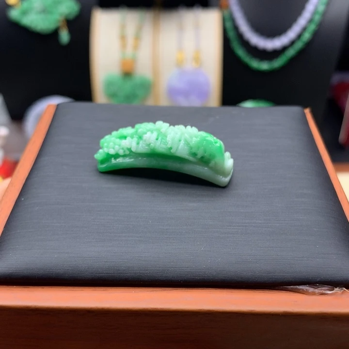 翡翠未镶嵌手链翡翠手牌