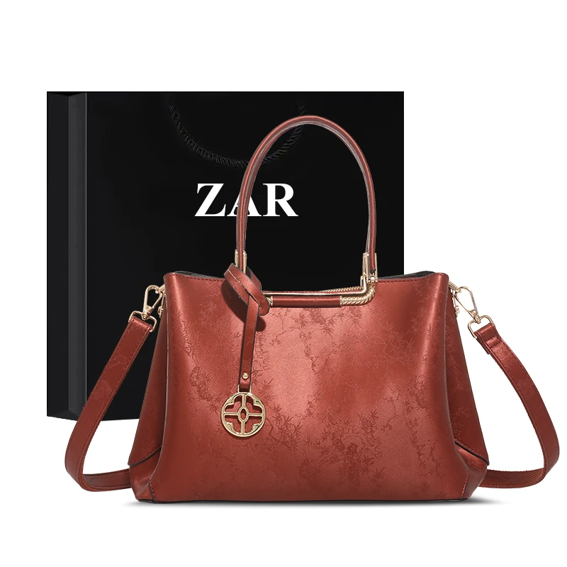 ZAR&RUILR/查瑞娜新中式轻奢婚礼包包女新娘手提包大容量红色婚包