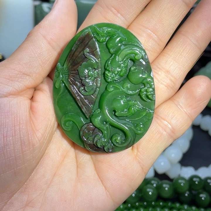 和田玉（碧玉）未镶嵌颈饰