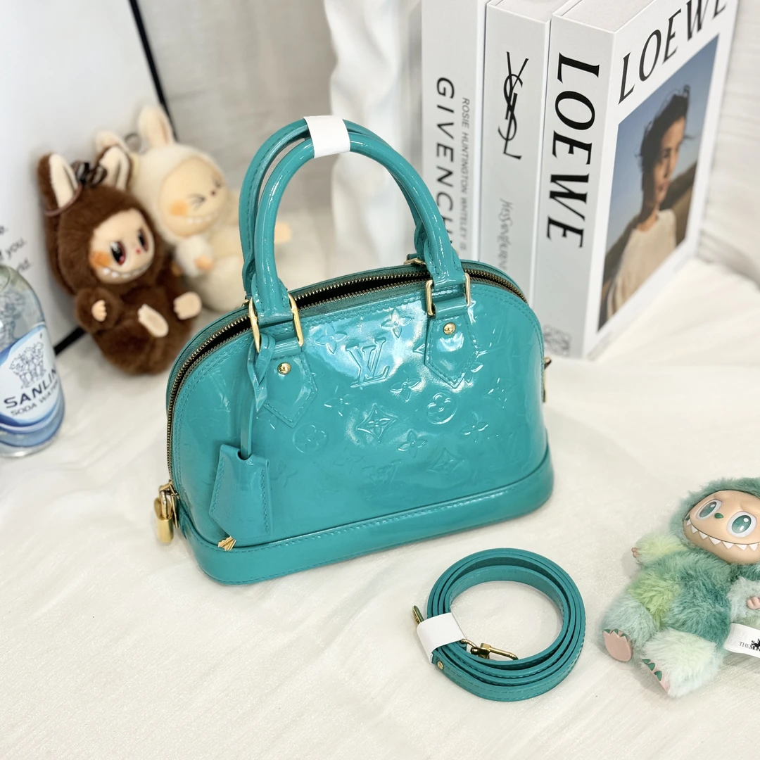 90新 LouisVuitton/路易威登 Lv/贝壳 BB/蒂芙尼蓝色/百搭/斜挎包