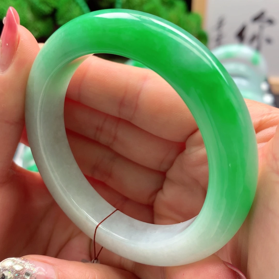 未镶嵌手镯翡翠缅甸55.6圈口