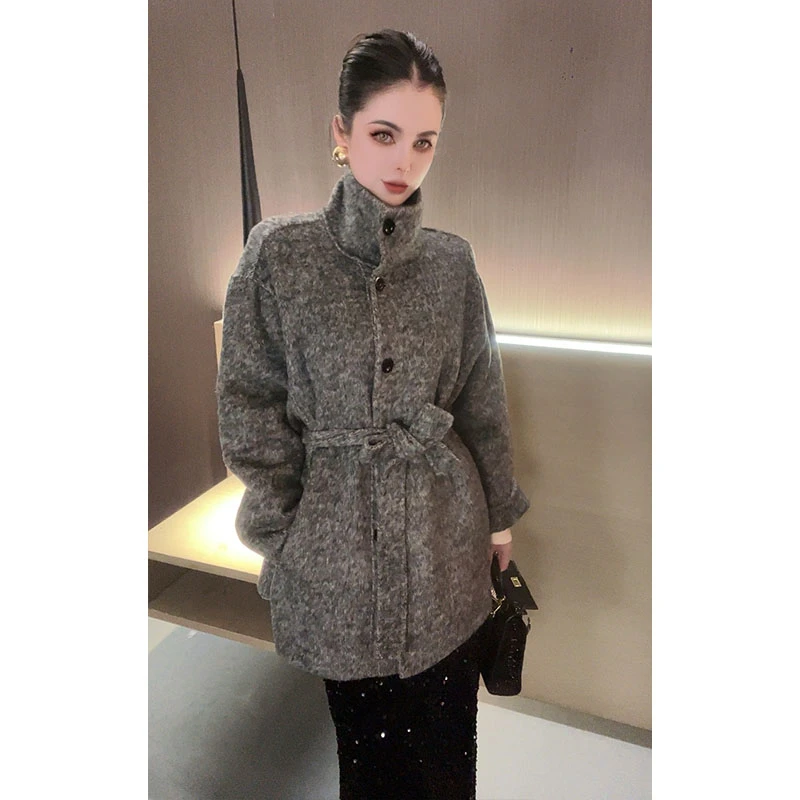 （特价）百搭立领双面呢外套WT30260