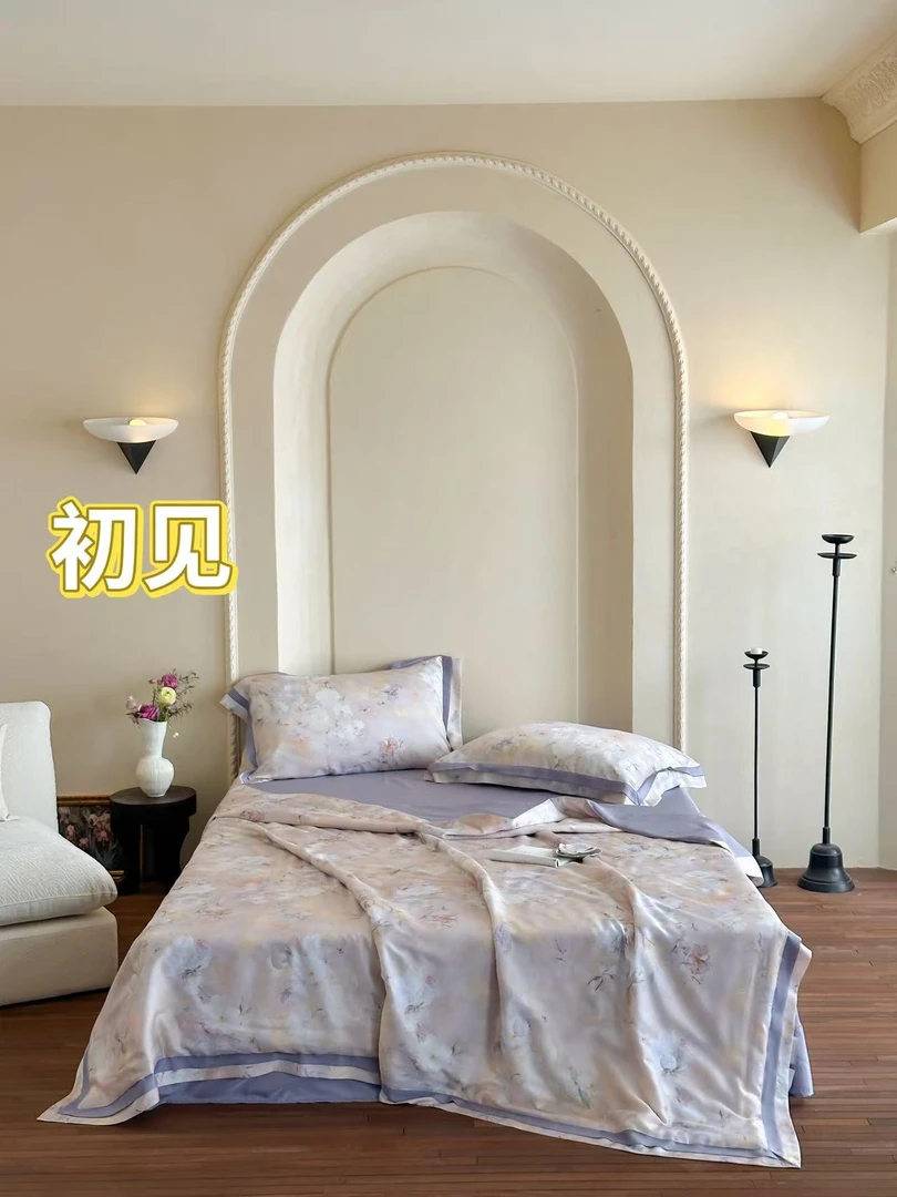 60支莱赛尔天丝夏凉被四件套夏季凉爽夏凉被床单四件套