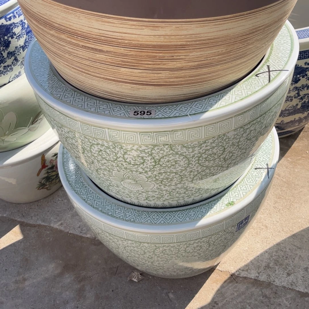 陶摆件微瑕53厘米595 596号两个