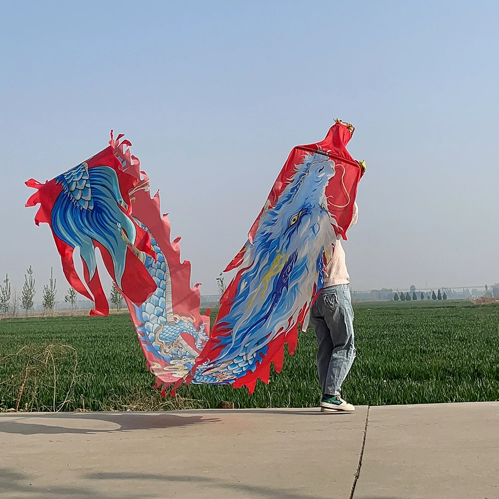 格曼新款一体彩绸可水洗健身龙