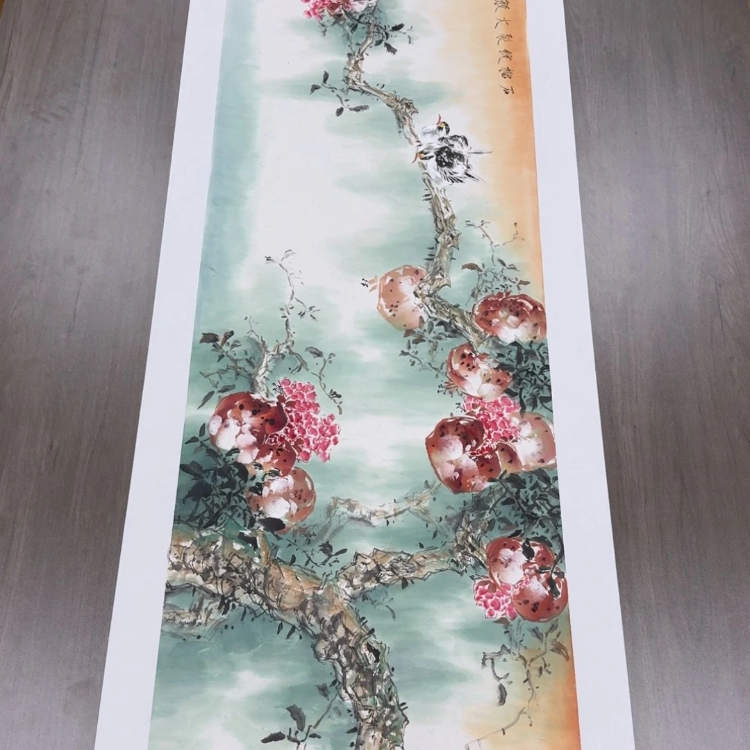 国画国画作品山水花鸟