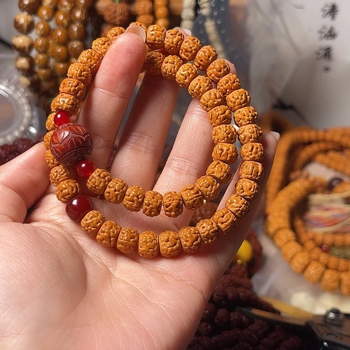 金刚菩提吊坠双圈藏式