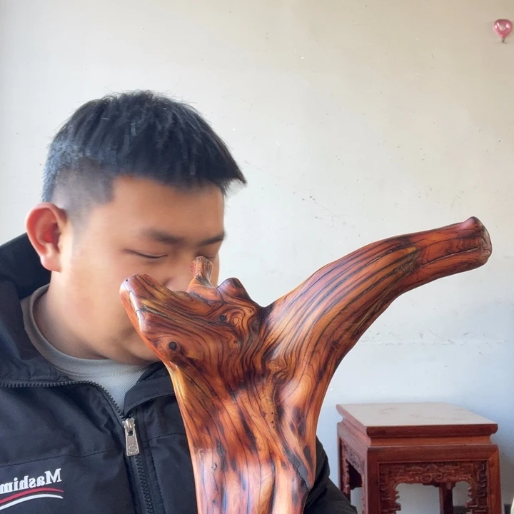 大***o香榧木太行崖柏摆件上车