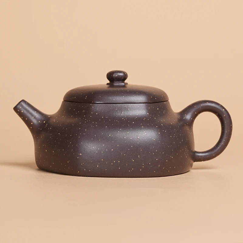 【闪购商品】鱼跃龙门静乐老紫泥家用紫砂壶Z1035