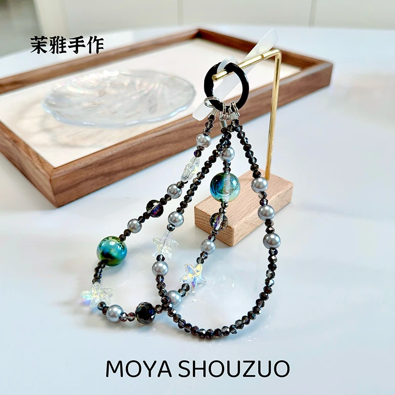 手机链ins创意复古通用手机挂绳手工diy短手链相机挂件防丢绳挂饰