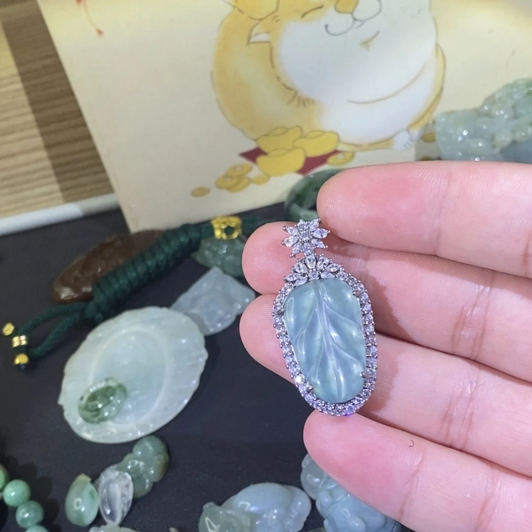 颈饰未镶嵌翡翠翡翠吊坠