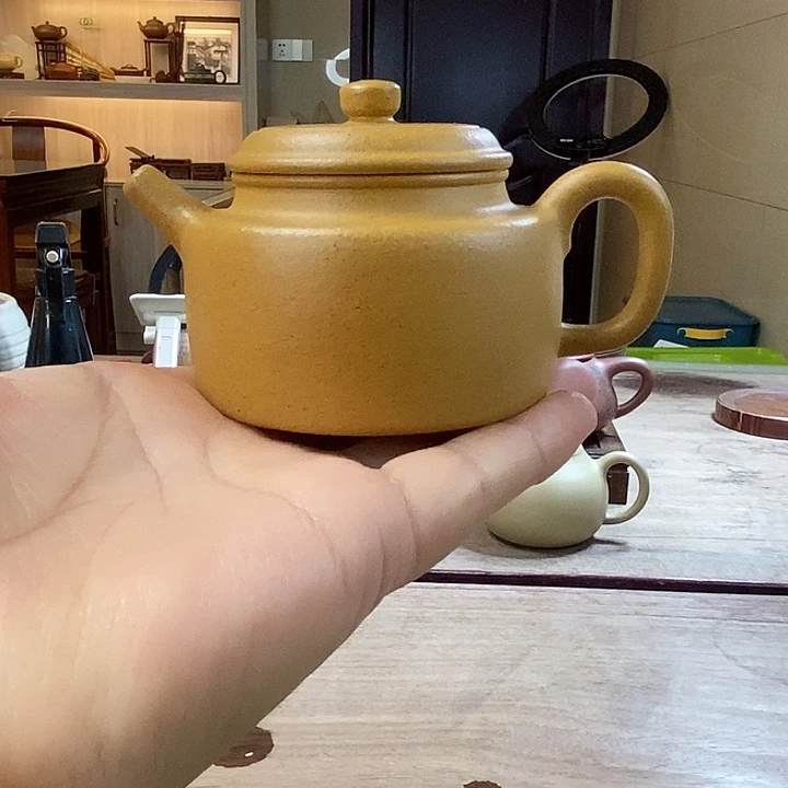 红***冰茶壶紫砂全手工黄金段德钟