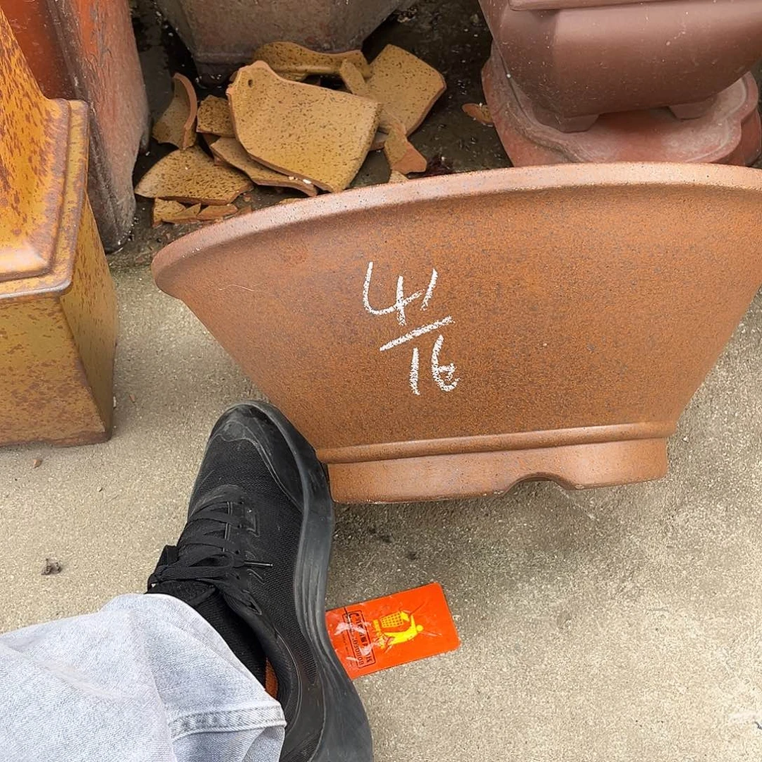 紫砂花盆盆景艺术