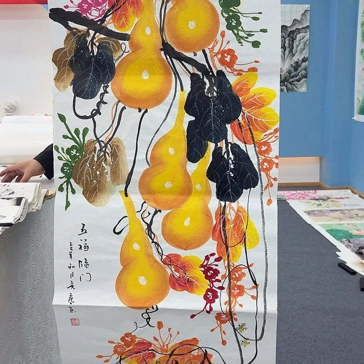 国画手绘国画作品