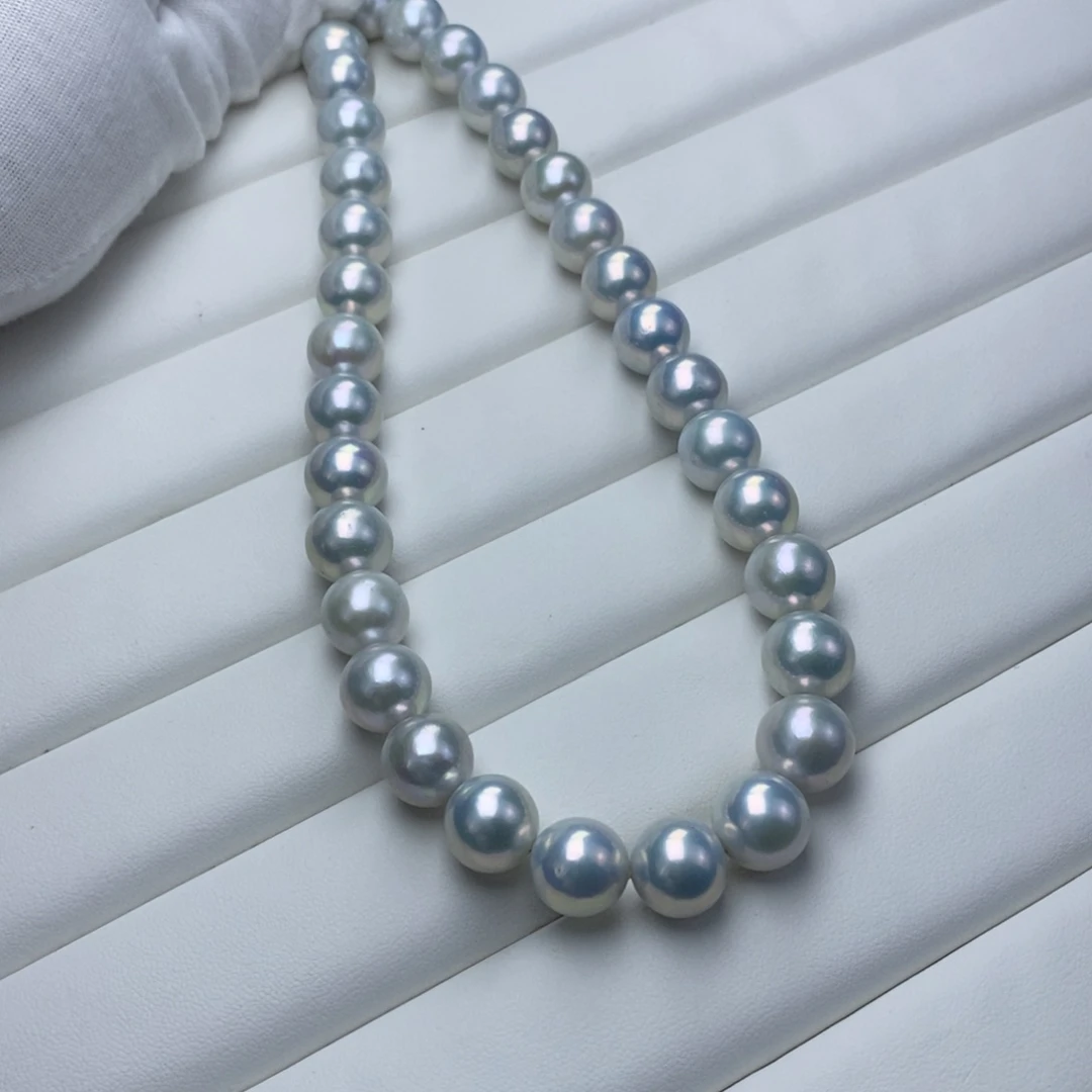 淡水珍珠颈饰银S925镶嵌?***?项链定制
