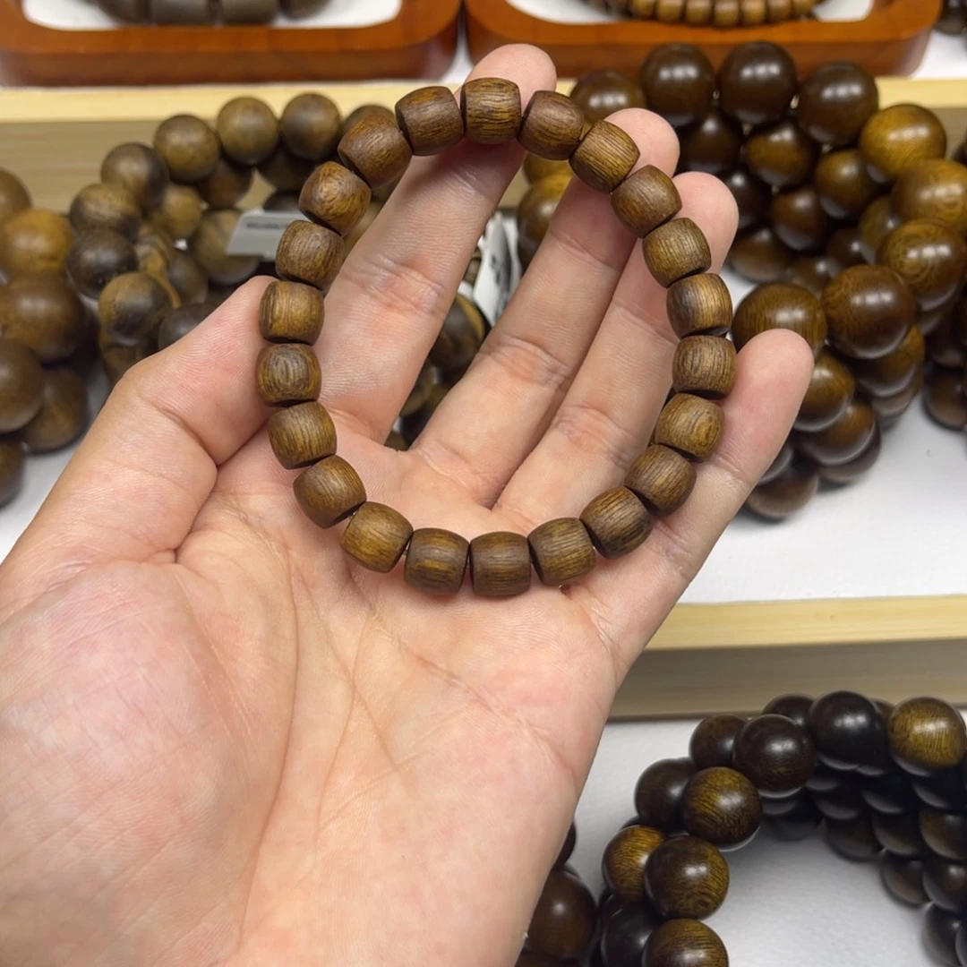 记***谣沉香手串越南富森红土1.0
