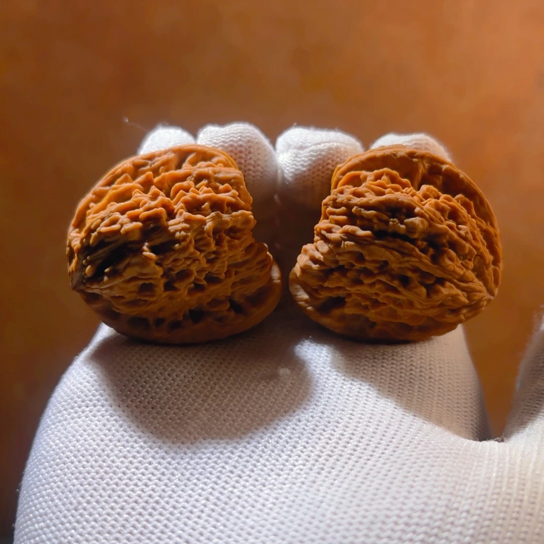 文玩核桃吊坠7号链40接天残老款韵味团子