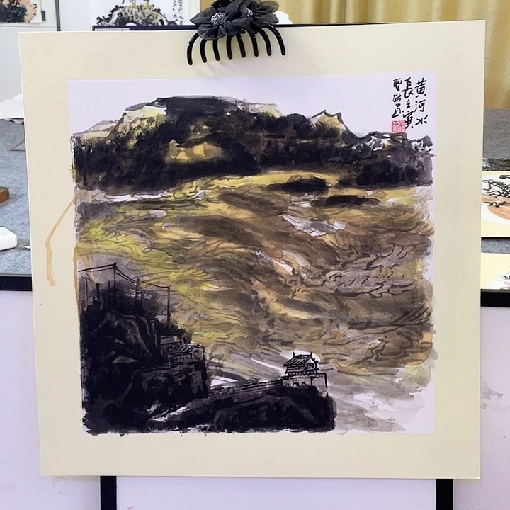 国画张圣敏先生纯手绘作品