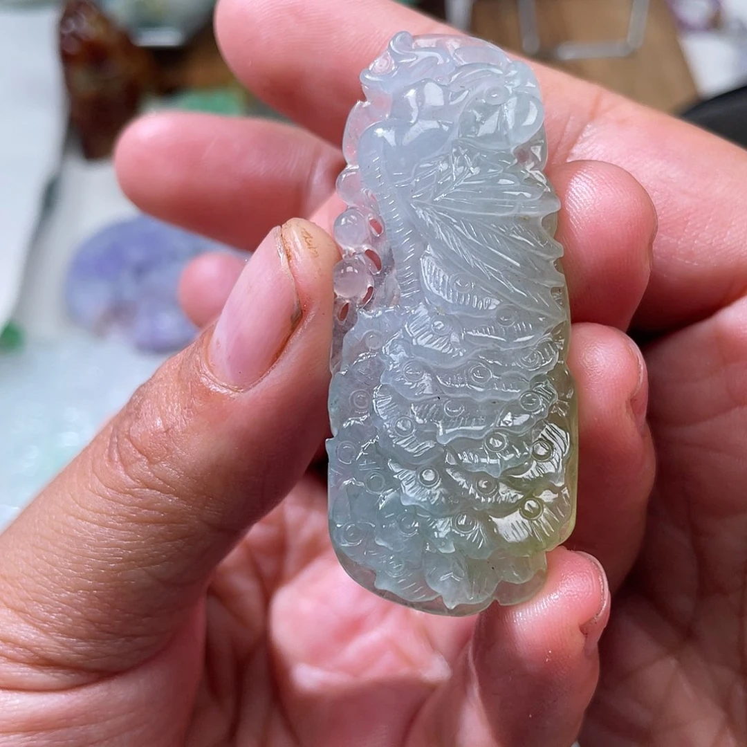 颈饰未镶嵌翡翠翡玉缘翡翠